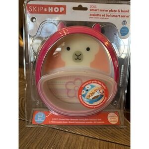 Skip Hop Non Slip Plate & Bowl Training Set - Llama